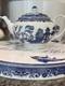 Johnson Brothers England Wiillow Blue Pattern Tea Set