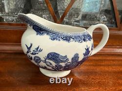 JOHNSON BROTHERS ENGLAND WiILLOW BLUE PATTERN TEA SET