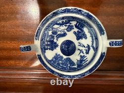 JOHNSON BROTHERS ENGLAND WiILLOW BLUE PATTERN TEA SET