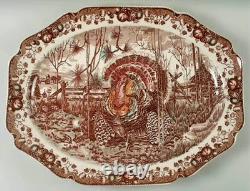 JOHNSON BROTHERS HIS MAJESTY Large 20 L X 16 W Serving Platter EUC/MINT WOW
