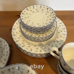 JOHNSON BROTHERS Melody Made in England 6 Setting Dinner Set Lots of 36