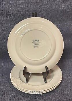 JOHNSON BROTHERS-Richmond White 4/Dinner Plates10 and 4/Salad Bowls6.25