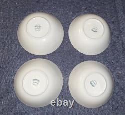 JOHNSON BROTHERS-Richmond White 4/Dinner Plates10 and 4/Salad Bowls6.25