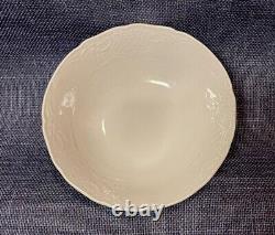 JOHNSON BROTHERS-Richmond White 4/Dinner Plates10 and 4/Salad Bowls6.25