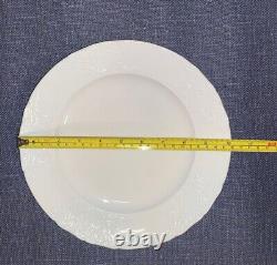 JOHNSON BROTHERS-Richmond White 4/Dinner Plates10 and 4/Salad Bowls6.25