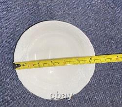 JOHNSON BROTHERS-Richmond White 4/Dinner Plates10 and 4/Salad Bowls6.25