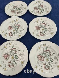 Johnson And Bros Windsor Ware JB9 12 Piece -6 Dinner Plates And 6 Bread + Butter