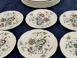 Johnson And Bros Windsor Ware JB9 12 Piece -6 Dinner Plates And 6 Bread + Butter