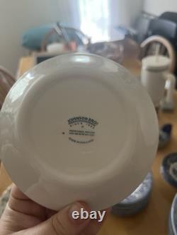 Johnson Bros 1883 Small Bowls Blue And White Chinaware