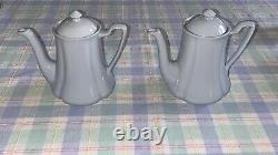 Johnson Bros 23 Piece Breakfast Set For 2 Greydawn Blue Scalloped Rimmed