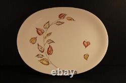 Johnson Bros Autumn Breezes Dinnerware, 38 Pieces, Leaf Pattern, 1970's Vtg