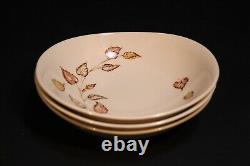 Johnson Bros Autumn Breezes Dinnerware, 38 Pieces, Leaf Pattern, 1970's Vtg