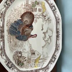 Johnson Bros BARNYARD KING 20.5 Large Turkey Serving Platter. Made In England