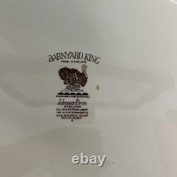 Johnson Bros BARNYARD KING 20.5 Large Turkey Serving Platter. Made In England