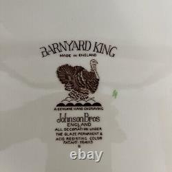 Johnson Bros BARNYARD KING 20.5 Large Turkey Serving Platter. Made In England