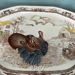 Johnson Bros BARNYARD KING 20.5 Large Turkey Serving Platter. Made In England