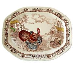 Johnson Bros BARNYARD KING 20.5 Large Turkey Serving Platter Vintage