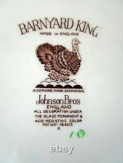 Johnson Bros BARNYARD KING 20.5 Large Turkey Serving Platter Vintage