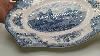 Johnson Bros Blue And White China Canterbury Castle Platter