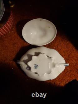 Johnson Bros Blue Dartmouth Oval Covered Casserole Early Rare pattern