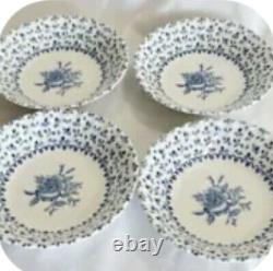 Johnson Bros Blue Rose Bouquet Dishes Set Of 42