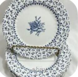 Johnson Bros Blue Rose Bouquet Dishes Set Of 42