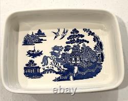 Johnson Bros. Blue Willow Heavy Rectangle Casserole Baking Dish England