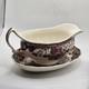 Johnson Bros Brothers His Majesty Gravy Boat And Under Tray Vtg Turkey England