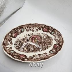 Johnson Bros Brothers His Majesty Gravy Boat And Under Tray Vtg Turkey England
