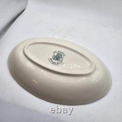 Johnson Bros Brothers His Majesty Gravy Boat And Under Tray Vtg Turkey England