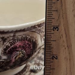 Johnson Bros Brothers His Majesty Gravy Boat And Under Tray Vtg Turkey England