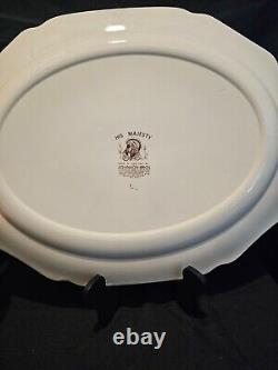 Johnson Bros Brothers His Majesty Thanksgiving Day Dinner Turkey Platter Plate