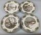 Johnson Bros China Friendly Village Mixed Motifs 4-set Buffet Dinner Plates 10