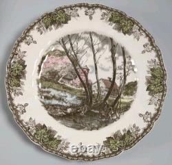 Johnson Bros China FRIENDLY VILLAGE Mixed Motifs 4-Set Buffet Dinner Plates 10