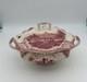Johnson Bros Classic Old Britain Castles Pink Soup Tureen-no Ladle Small Crack