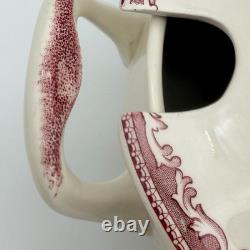 Johnson Bros Classic Old Britain Castles Pink Soup Tureen-no Ladle Small Crack