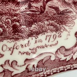 Johnson Bros Classic Old Britain Castles Pink Soup Tureen-no Ladle Small Crack