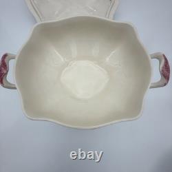 Johnson Bros Classic Old Britain Castles Pink Soup Tureen-no Ladle Small Crack
