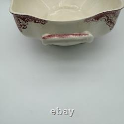 Johnson Bros Classic Old Britain Castles Pink Soup Tureen-no Ladle Small Crack
