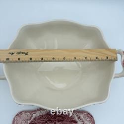 Johnson Bros Classic Old Britain Castles Pink Soup Tureen-no Ladle Small Crack
