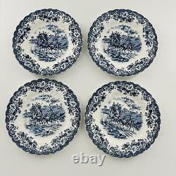 Johnson Bros Coaching Scenes Service For 4 Place Setting China England 16pcs