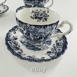 Johnson Bros Coaching Scenes Service For 4 Place Setting China England 16pcs