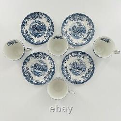 Johnson Bros Coaching Scenes Service For 4 Place Setting China England 16pcs