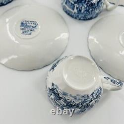 Johnson Bros Coaching Scenes Service For 4 Place Setting China England 16pcs