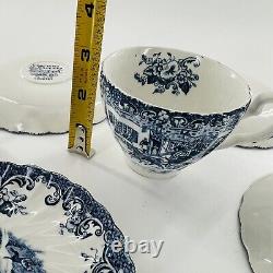 Johnson Bros Coaching Scenes Service For 4 Place Setting China England 16pcs