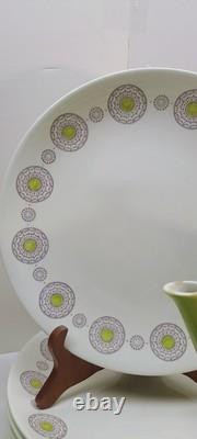 Johnson Bros Contempo Stonecraft Starlet MCM Atomic Retro Dinnerware UltraRare