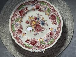 Johnson Bros Dorchester Dinner Plates Set of 4 England Floral Transferware