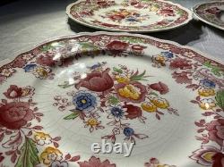 Johnson Bros Dorchester Dinner Plates Set of 4 England Floral Transferware