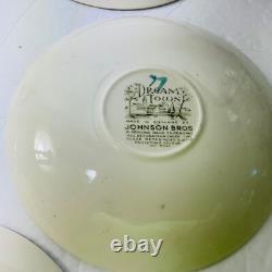 Johnson Bros Dream TownLot of 5 Sets of 8oz Cup & Saucer (10 pieces) Vintage