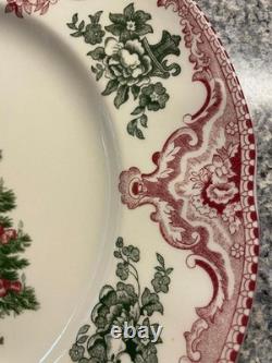 Johnson Bros England 1883 Old Britain Castles 10.5 Dinner PlateChristmas Tree